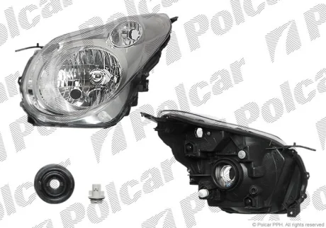 Фара основная | ALTO, 09.09- Polcar 743109E