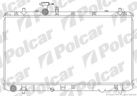 Радіатор охолодження Polcar 7435081 (фото 1)