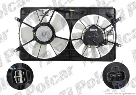 Вентилятор радиатора Polcar 743523W1 (фото 1)