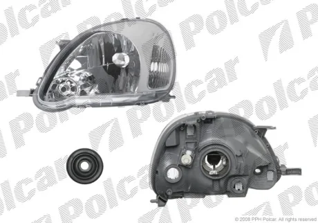 Фара основная | TOYOTA YARIS, 03- Polcar 8104102E