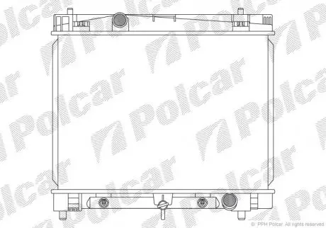 Радиатор охлаждения Polcar 8105082
