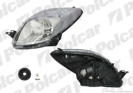 Фара основная | YARIS, 01.06- Polcar 8105091E