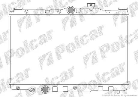 Радіатор двигуна Polcar 8109081