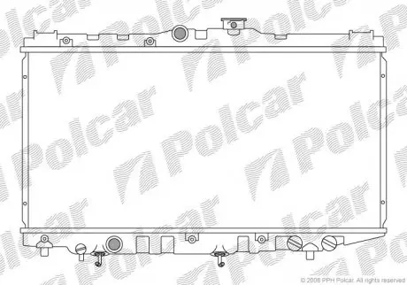Радіатор охолодження Polcar 8109086