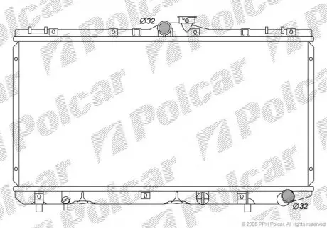 Радиатор охлаждения Polcar 8110083
