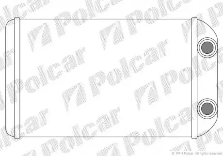 Радиатор печки Polcar 8112N81