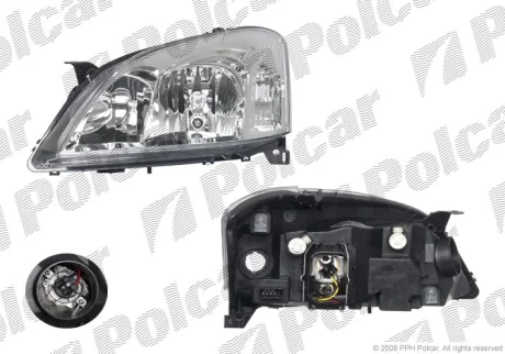 Фара основная | TOYOTA COROLLA, 02- Polcar 8114100E
