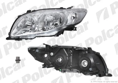Фара основна | COROLLA, 03.07- Polcar 811710E