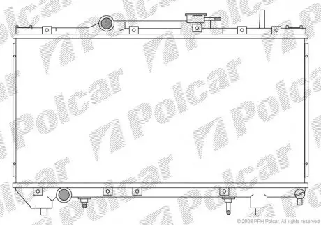 Радиатор охлаждения Polcar 8122080