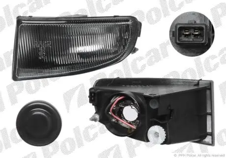 Фара передня | TOYOTA AVENSIS, 98- Polcar 812330E