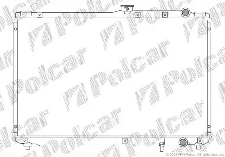 Радиатор охлаждения Polcar 8133084