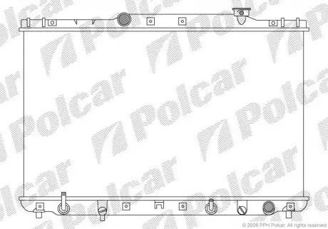 Радиатор охлаждения Polcar 8133087