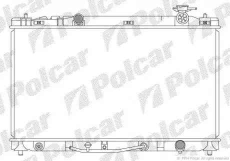 Радіатор охолодження Polcar 8138083