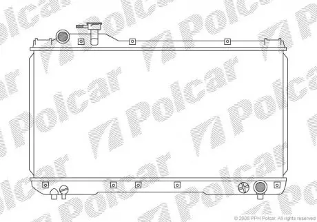 Радиатор охлаждения Polcar 8144081