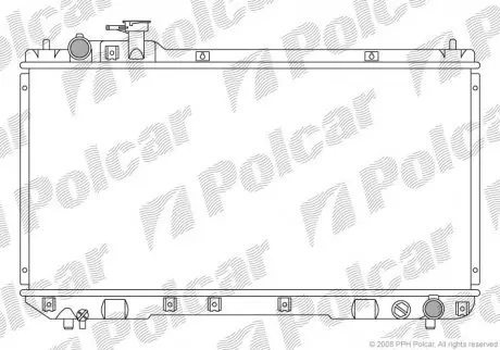 Радиатор охлаждения Polcar 8144082