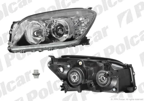 Фара основна | RAV4, 06- Polcar 8148102E