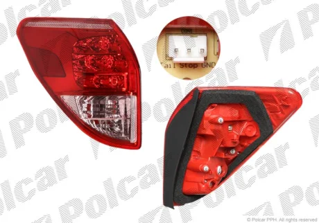 Ліхтар задній | RAV4, 06- Polcar 814888E