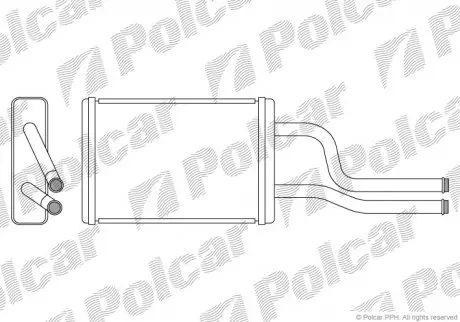 Радиатор печки Polcar 8166N81