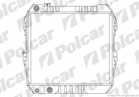 Радіатор охолодження Polcar 8174081