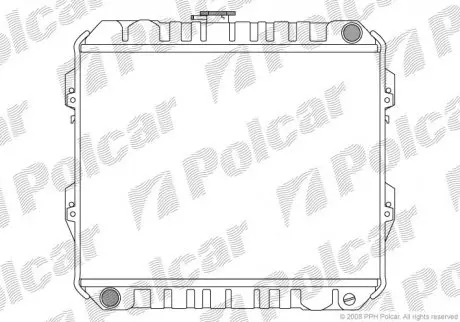 Радиатор охлаждения Polcar 8174082