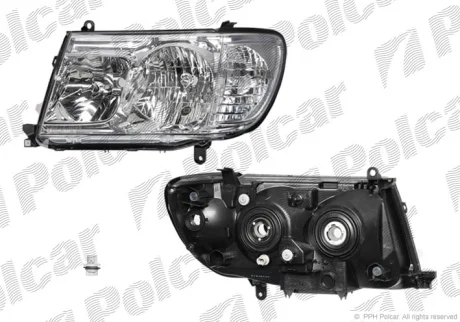 Фара основна | T.LAND CRUIS100, 98- Polcar 8179092E