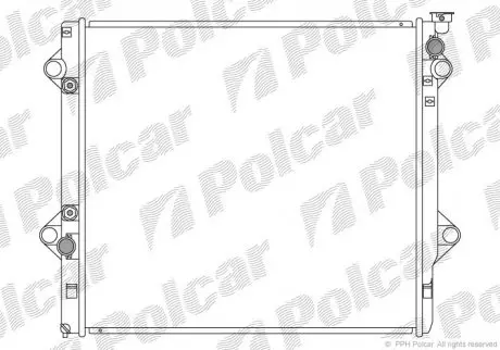 Радиатор охлаждения Polcar 8191082