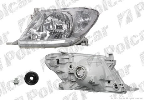 Фара основна | HILUX, 01.05- Polcar 8192102E