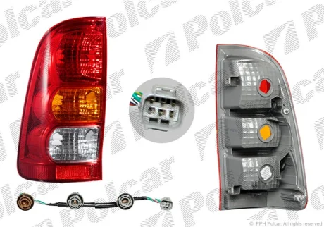 Ліхтар задній | HILUX, 01.05- Polcar 8192881E