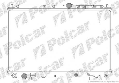 Радиатор охлаждения Polcar 9040081