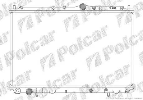 Радиатор охлаждения Polcar 9040081