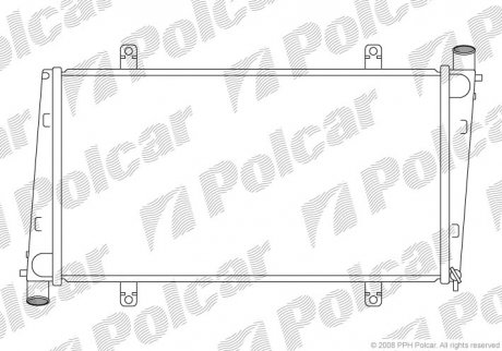 Радиатор охлаждения Polcar 9040082