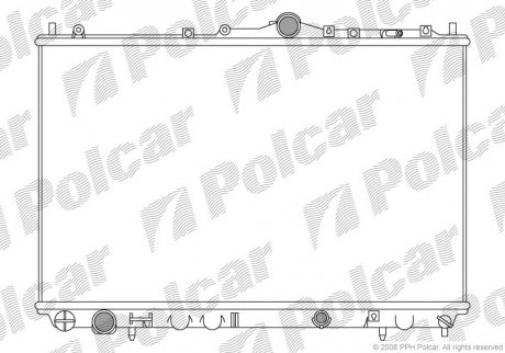 Радіатор охолодження Polcar 9040085