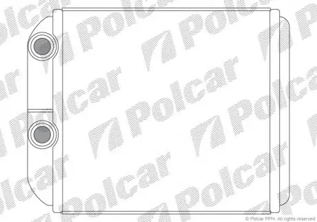 Радіатор пічки Polcar 9040N8A1