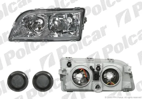 Фара основная | VOLVO S40 / V40, 01- Polcar 9041094E