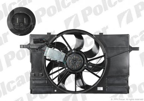 Вентилятор радиатора Polcar 905023W1 (фото 1)