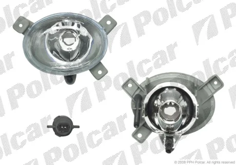 Фара передня | VOLVO S60, 01- Polcar 906029E