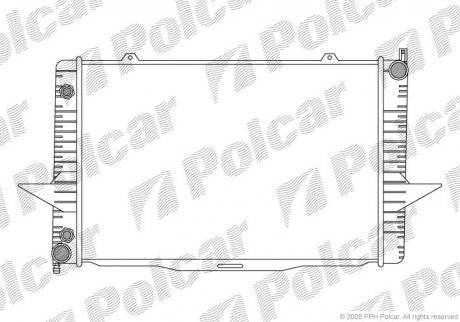 Радиатор охлаждения Polcar 9070082