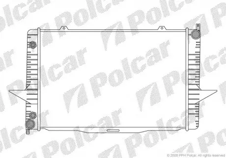 Радиатор охлаждения Polcar 9070082