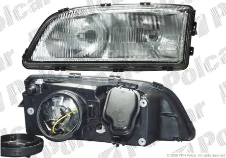 Фара основная | VOLVOS70/V70/C70,97- Polcar 9070101E