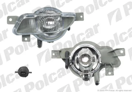 Фара передня | VOLVO V70, 00- Polcar 9071291E