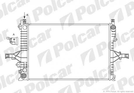 Радиатор Polcar 9080081