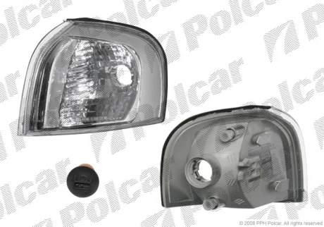 Указатель поворота передний | VOLVO S80, 98- Polcar 9080201E