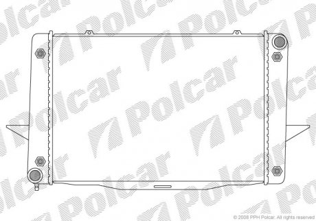 Радиатор охлаждения Polcar 9085084