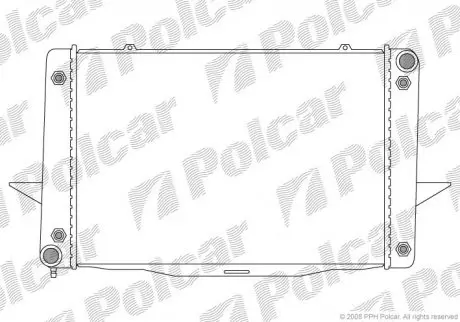 Радиатор охлаждения Polcar 9085084