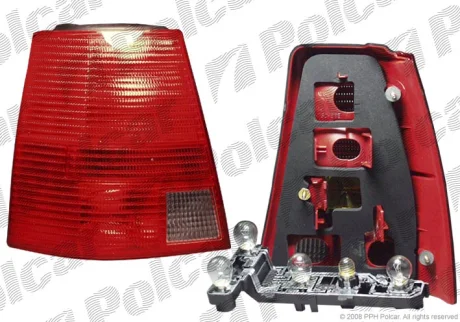 Ліхтар задній | vw BORA, 11.98- Polcar 9512882E