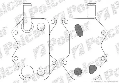 Радіатор масла Polcar 9513L81