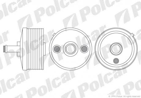 Радиатор масла Polcar 9513L82 (фото 1)