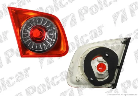 Фонарь задний | JETTA/GOLF KB, 05- Polcar 9514871E