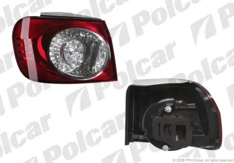 Фонарь задний | GOLF V PLUS, 05- Polcar 951588E