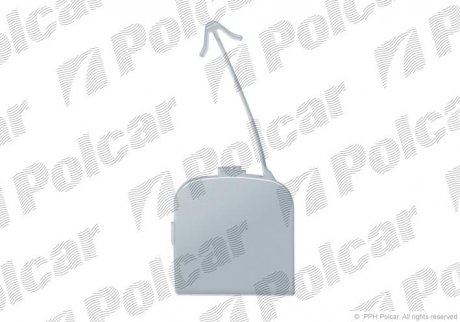 Заглушка буксирувального гака передня Polcar 9518079